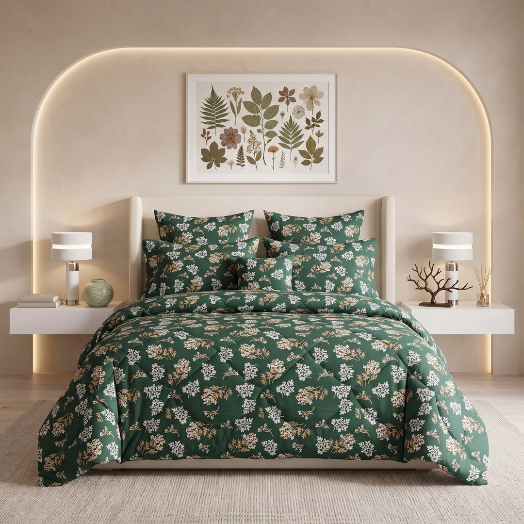 SALVIA Comforter Set- 7 Pcs