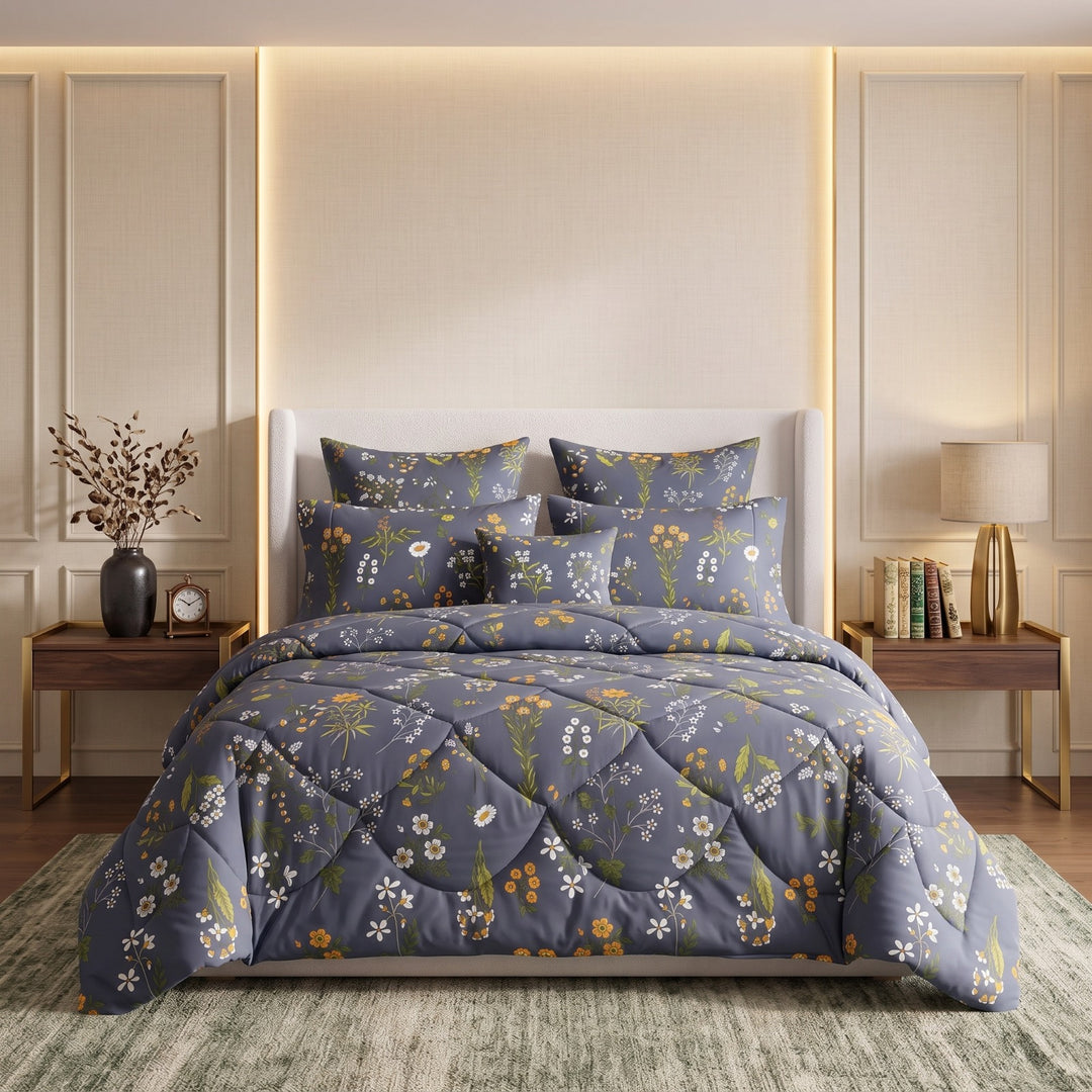 ZINNIA Comforter Set- 7 Pcs