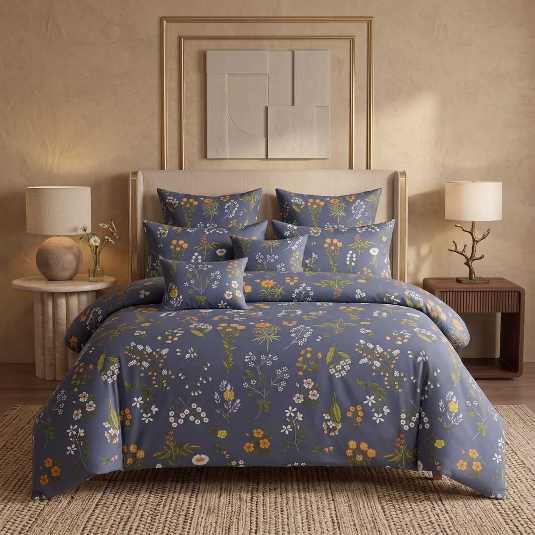 ZINNIA DUVET COVERS  SET - 8 PCS (PREMIUM)