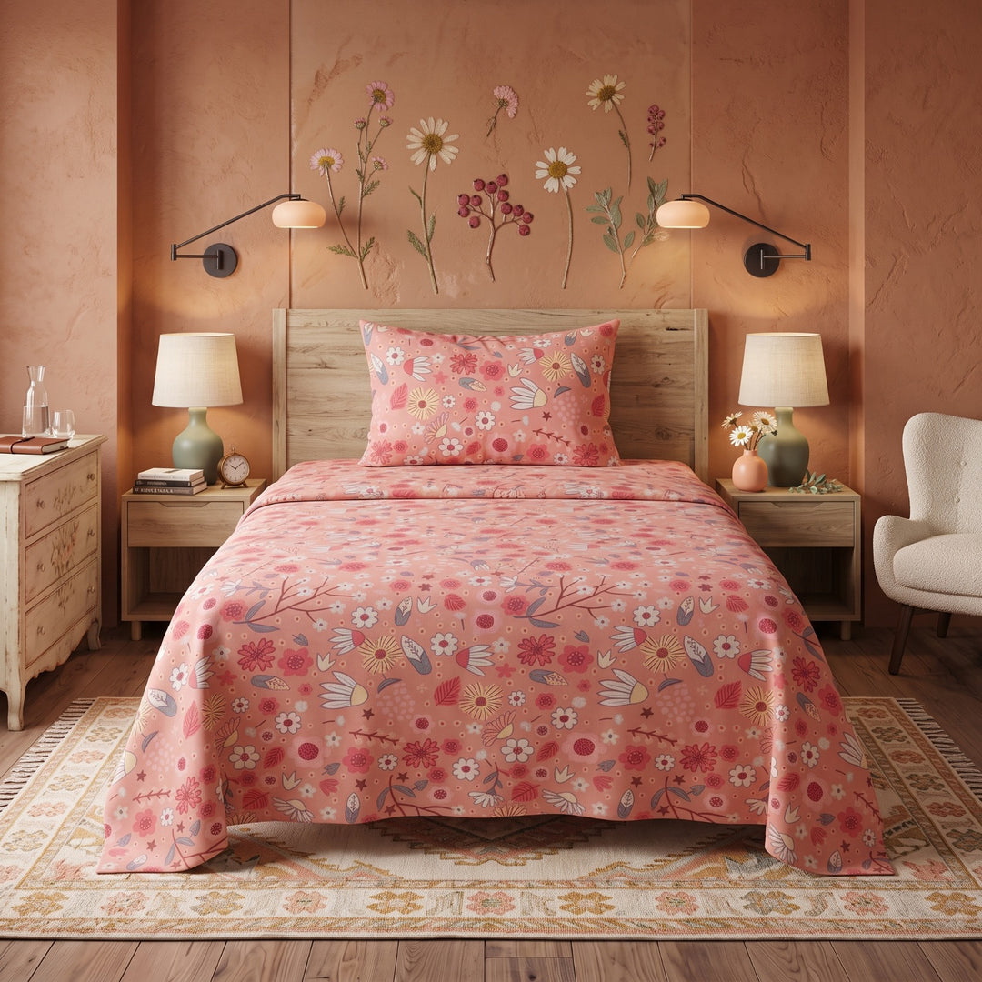 RUZI SINGLE BEDSHEET SET