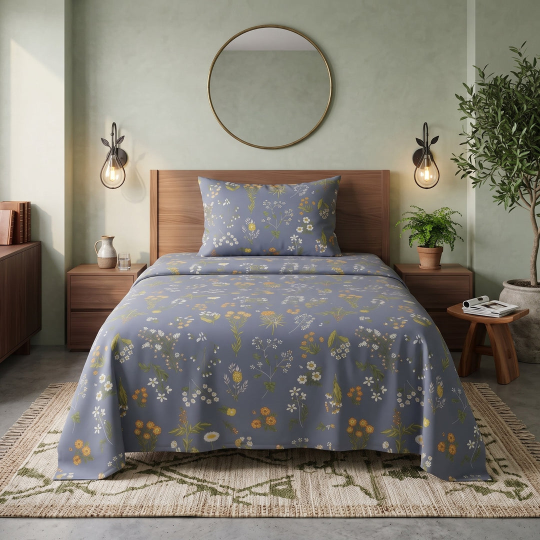 ZINNIA SINGLE BEDSHEET SET