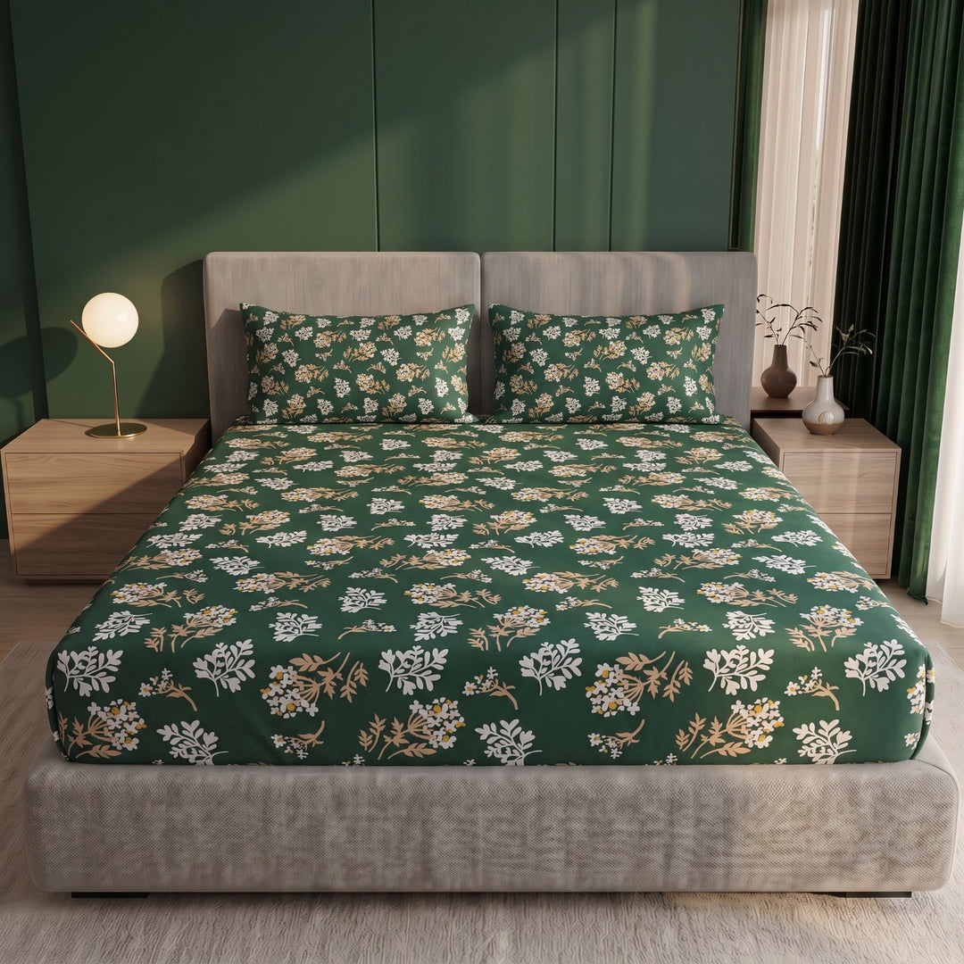 SALVIA fitted sheet - (premium )
