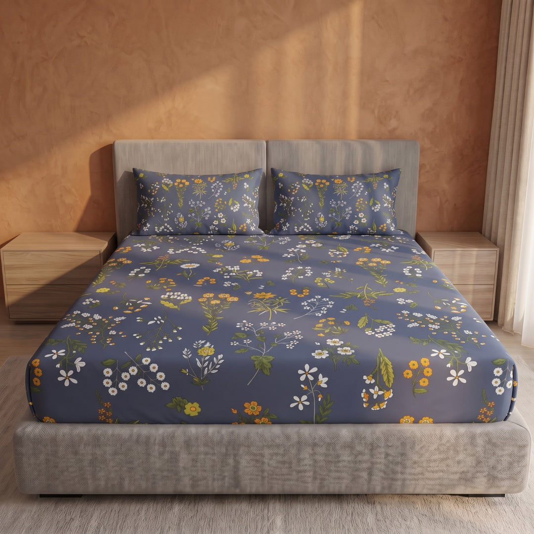 ZINNIA fitted sheet - (premium )