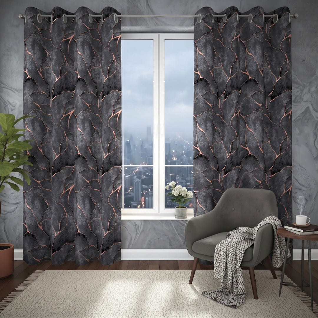 MARBLE  WINDOW CURTAINS