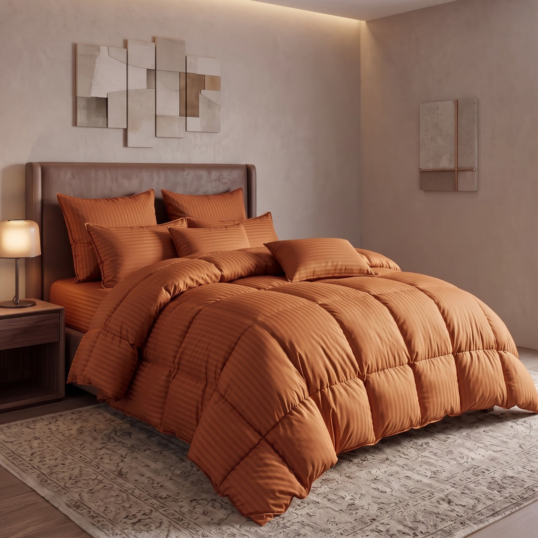 COPPER STRIPE  RAZAI SET - 8 PCS