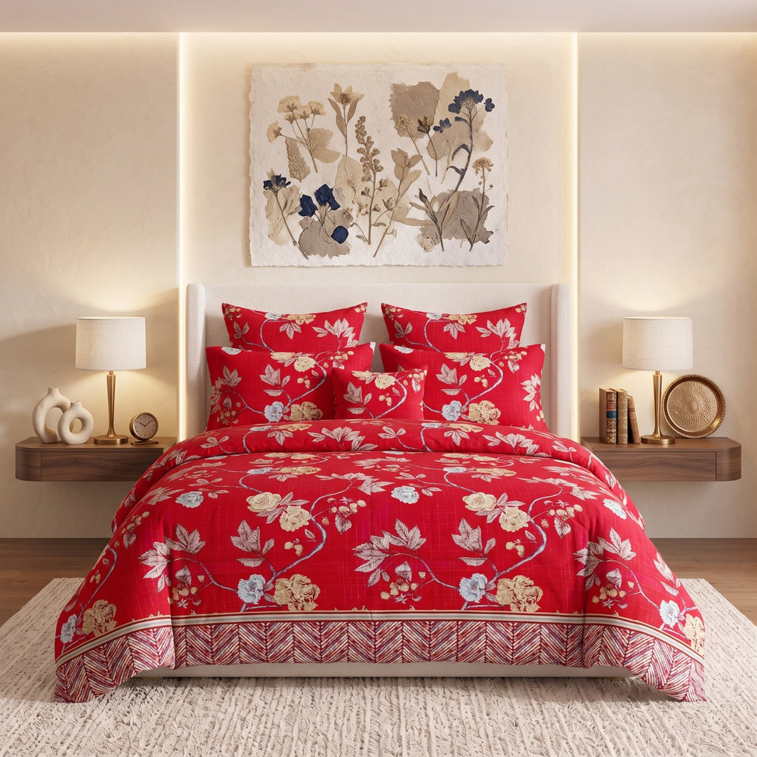 MANROLA Comforter Set- 7 Pcs
