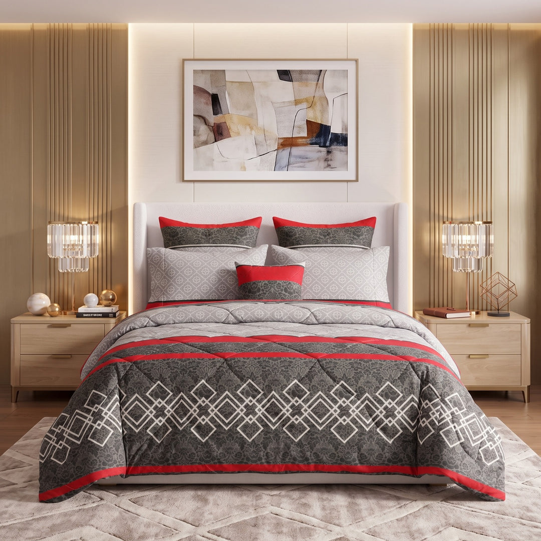 MIANI Comforter Set- 7 Pcs