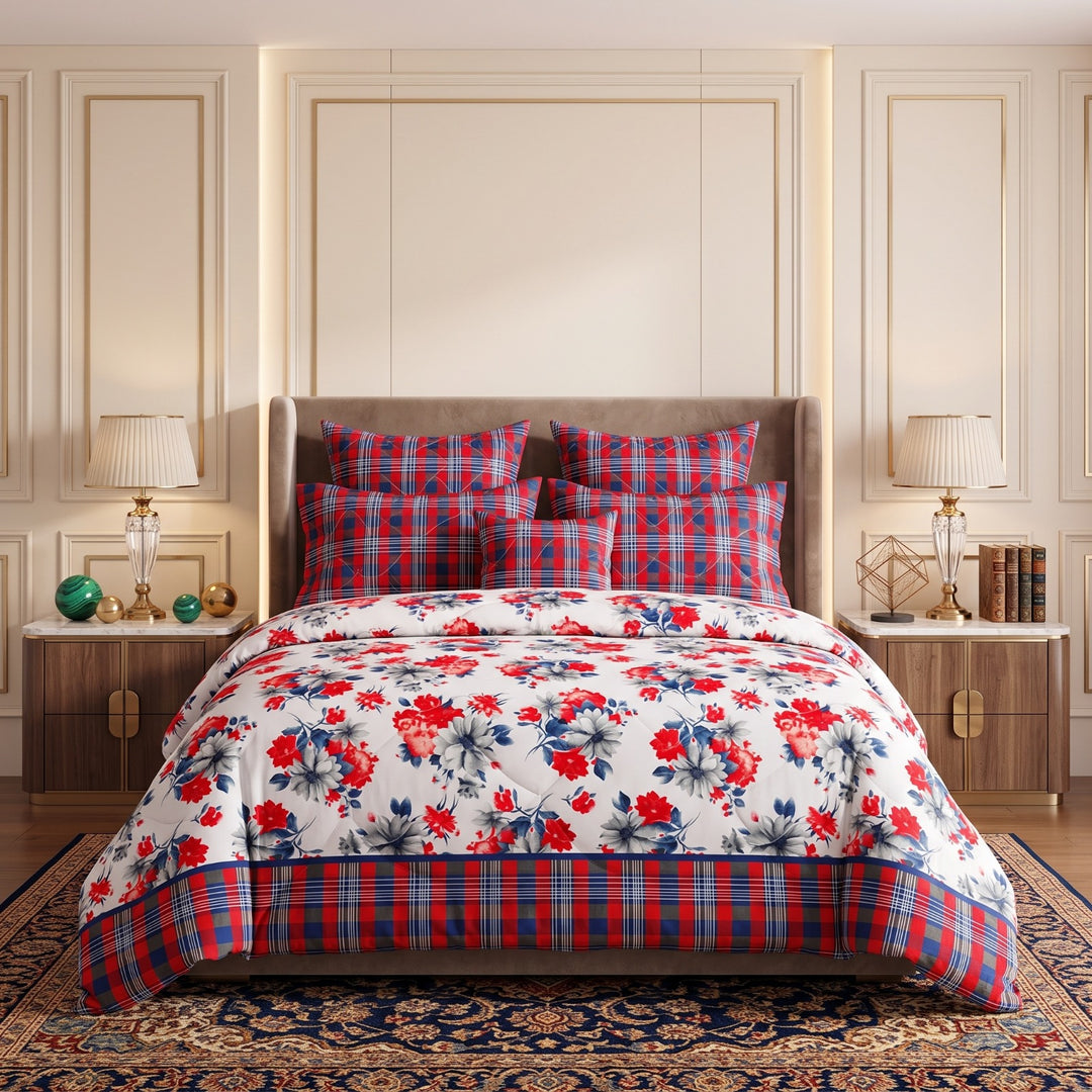 ROSIAN Comforter Set- 7 Pcs