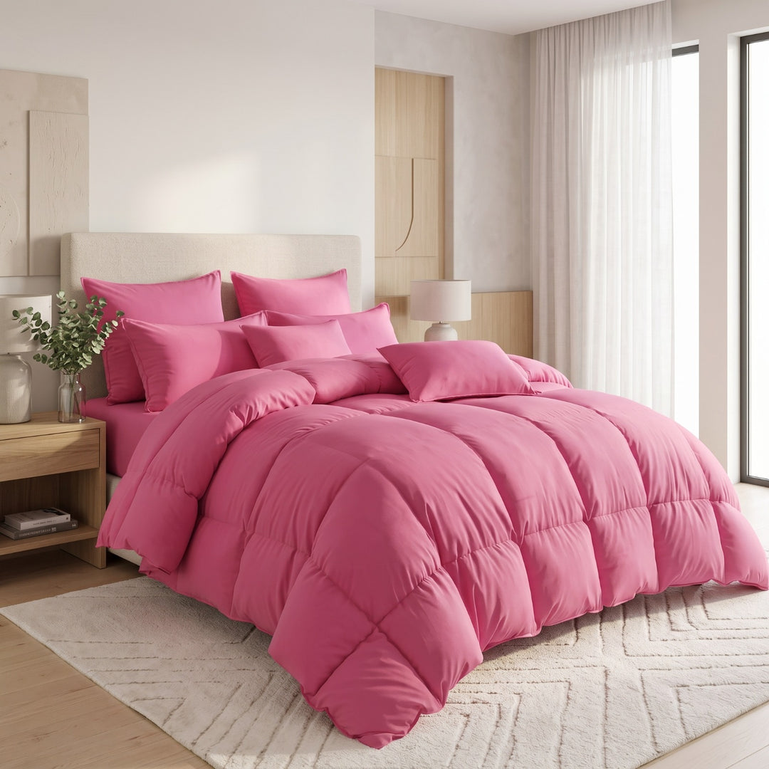 PINK DYED RAZAI SET - 8 PCS