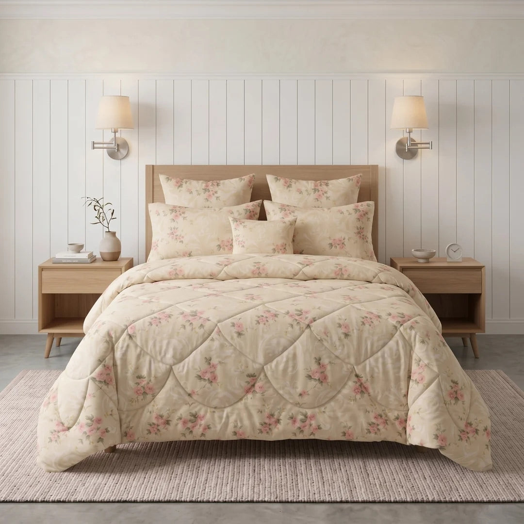 ZIGMA Comforter Set- 7 Pcs