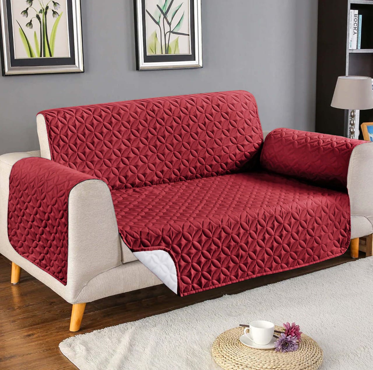 RED ULTRASONIC SOFA COVER