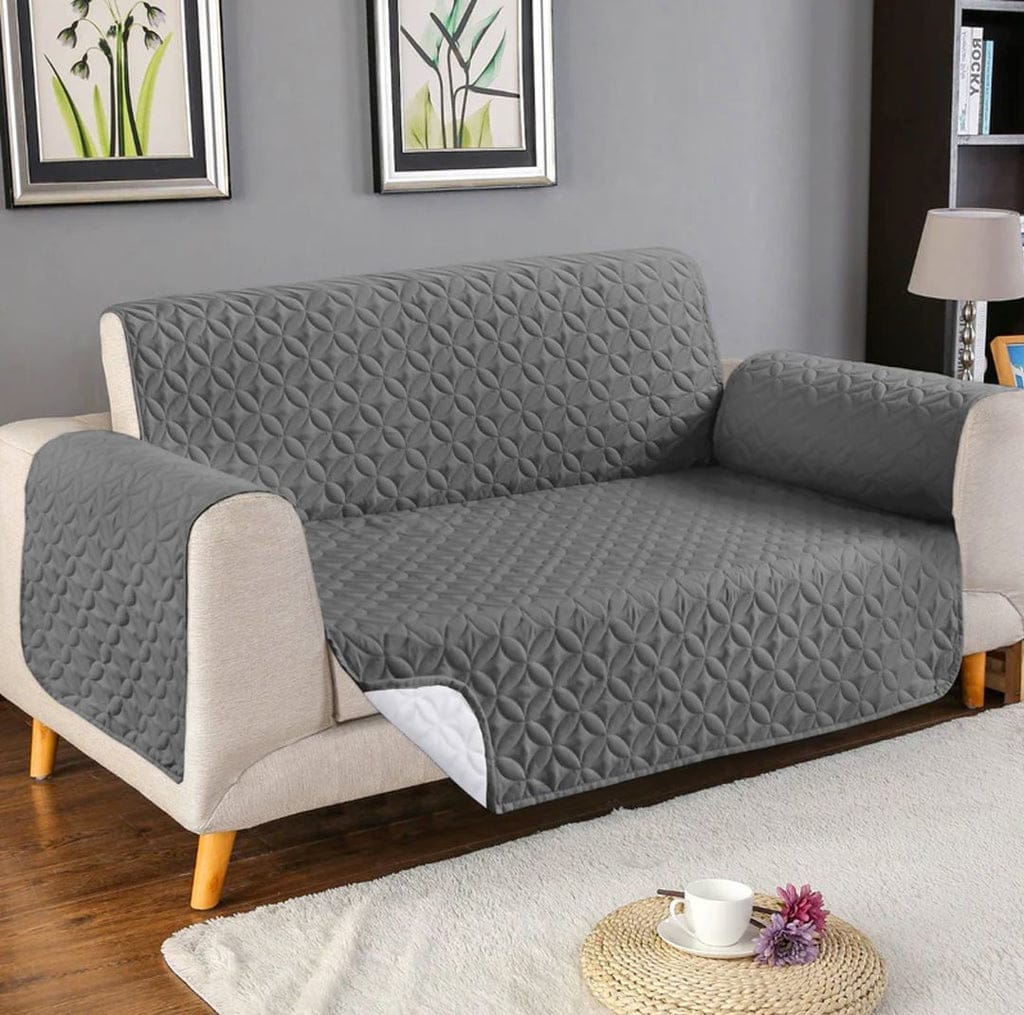 SILVER ULTRASONIC SOFA COVER