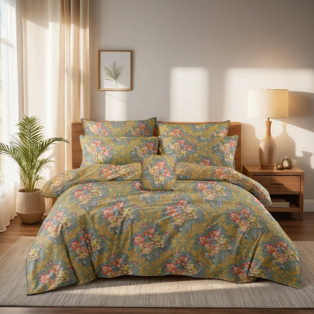 RELICT Comforter Set- 7 Pcs