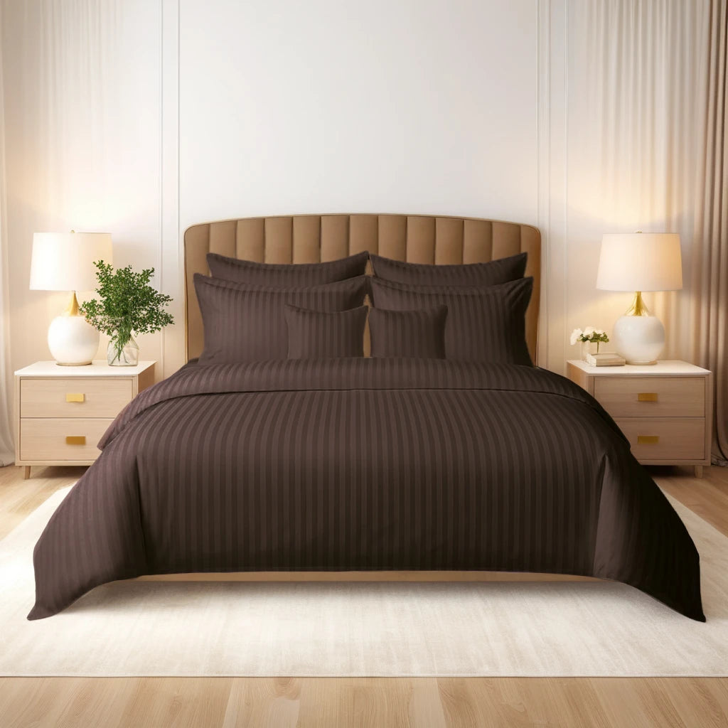 CHOCO stripe summer comforter set-8 pcs
