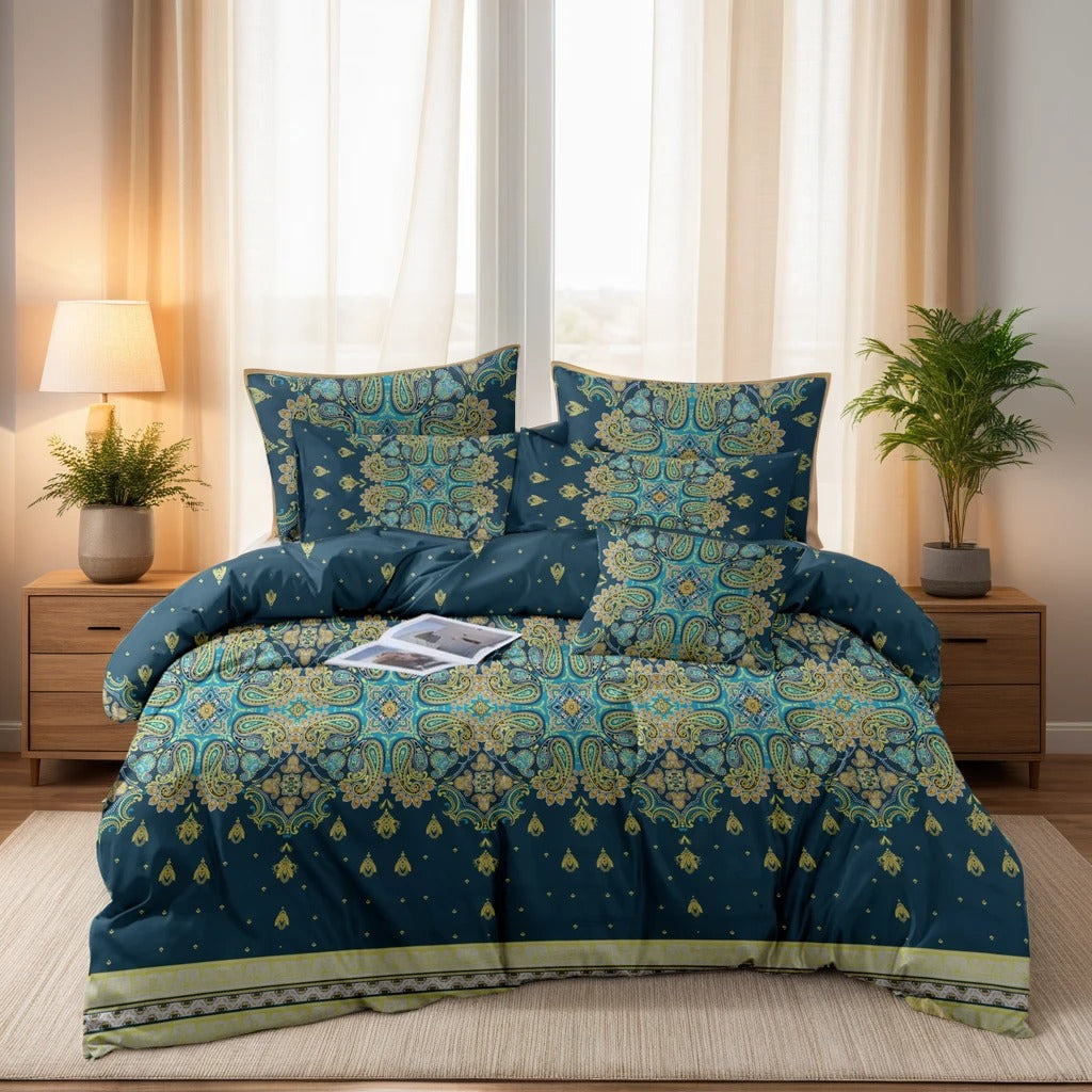 ripon summer comforter set- 7 pcs