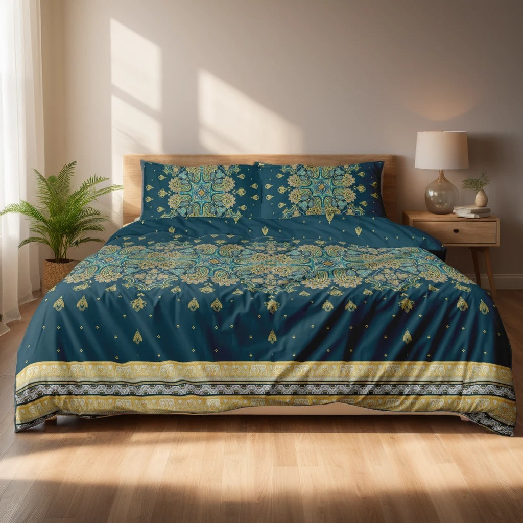 ripon bedsheet set - 3 pcs
