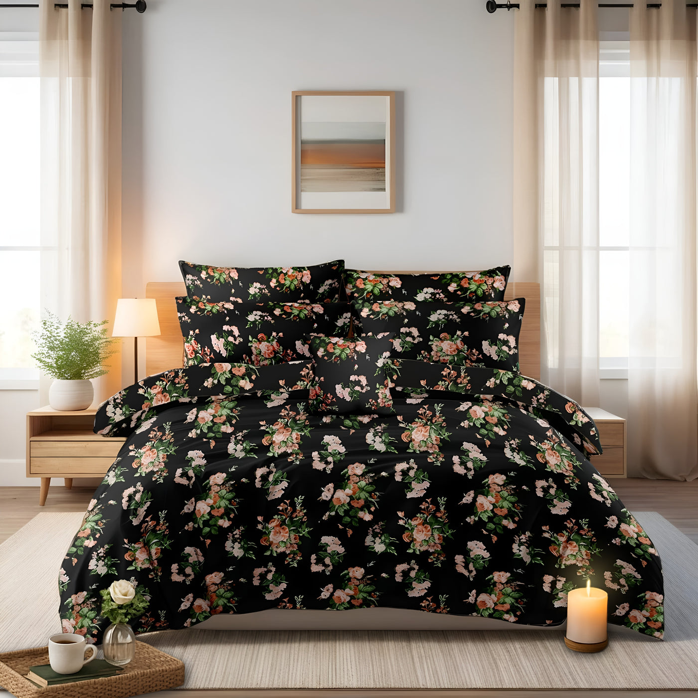 VERDANT summer comforter set- 7 pcs
