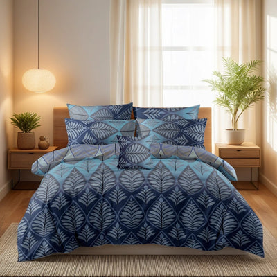 TERNO Comforter Set- 7 Pcs