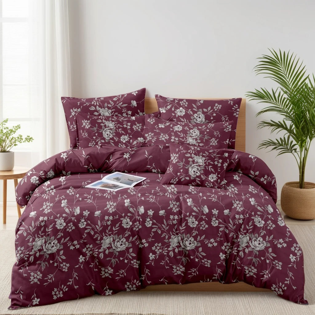 WALDORA Comforter Set- 7 Pcs