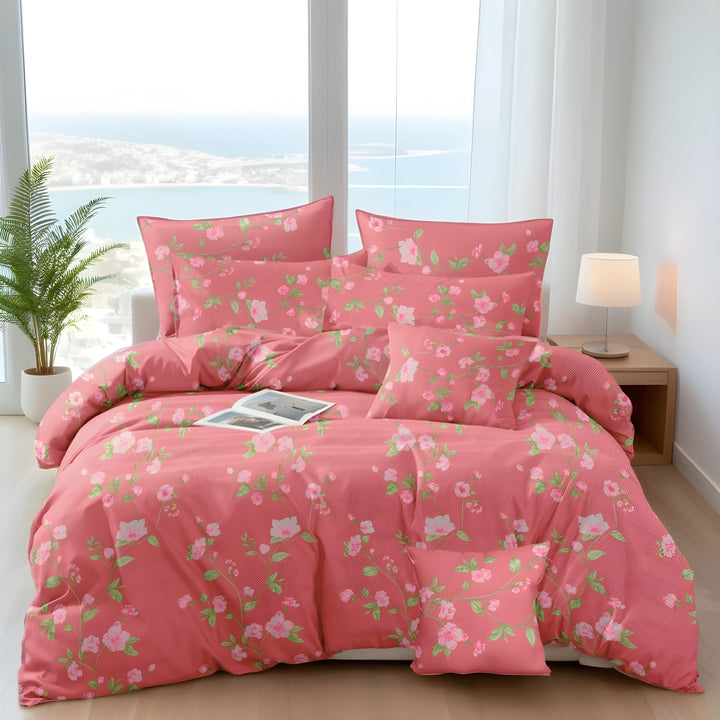LEAFY DUVET COVERS  SET - 8 PCS (PREMIUM)