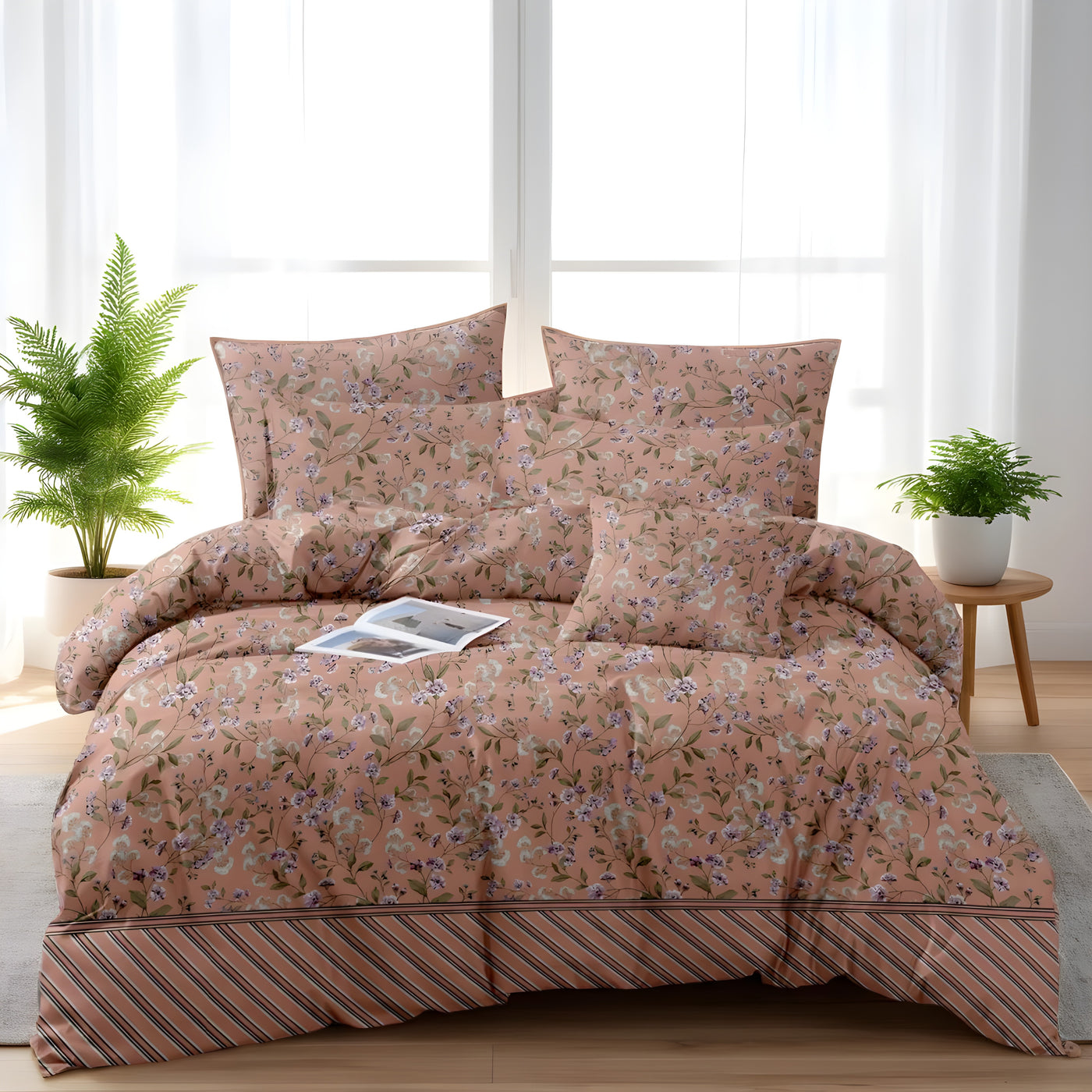 sugarpuff summer comforter set- 7 pcs