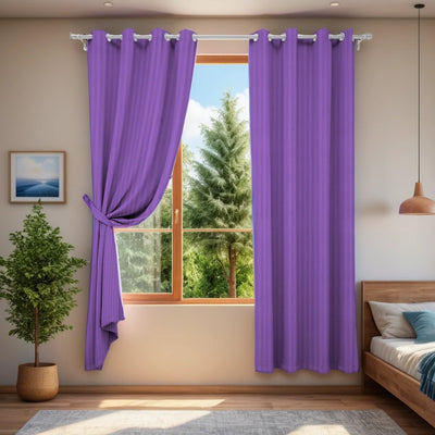 PURPLE WINDOW CURTAINS