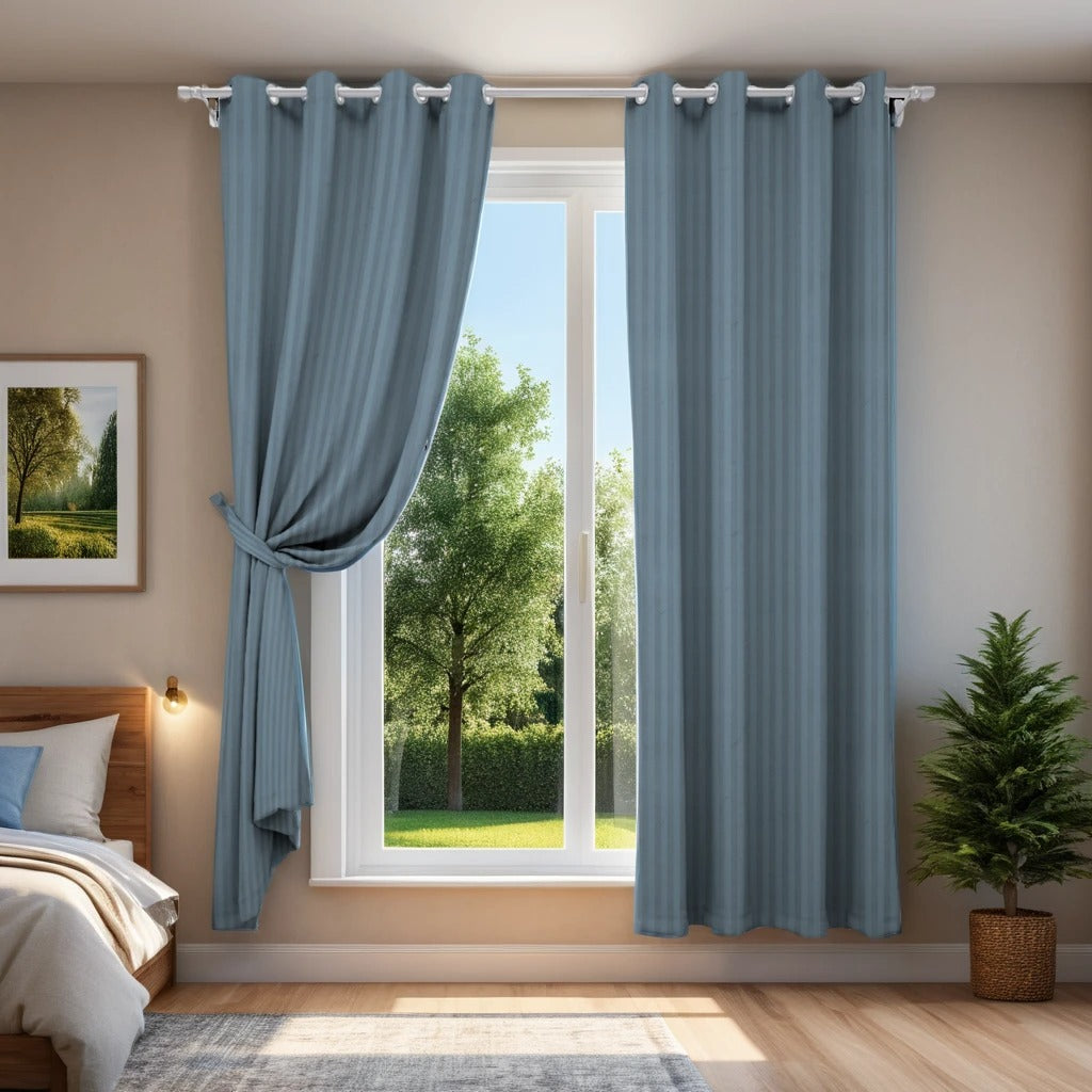 GREY WINDOW CURTAINS