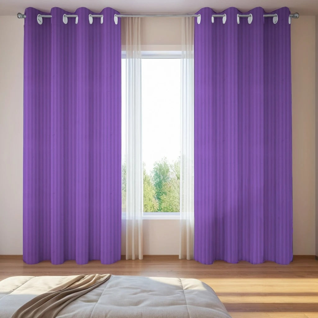 PURPLE WINDOW CURTAINS