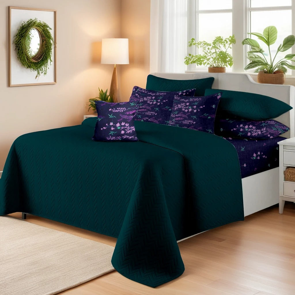 ZINC BAXTER Comforter Set- 8 Pcs