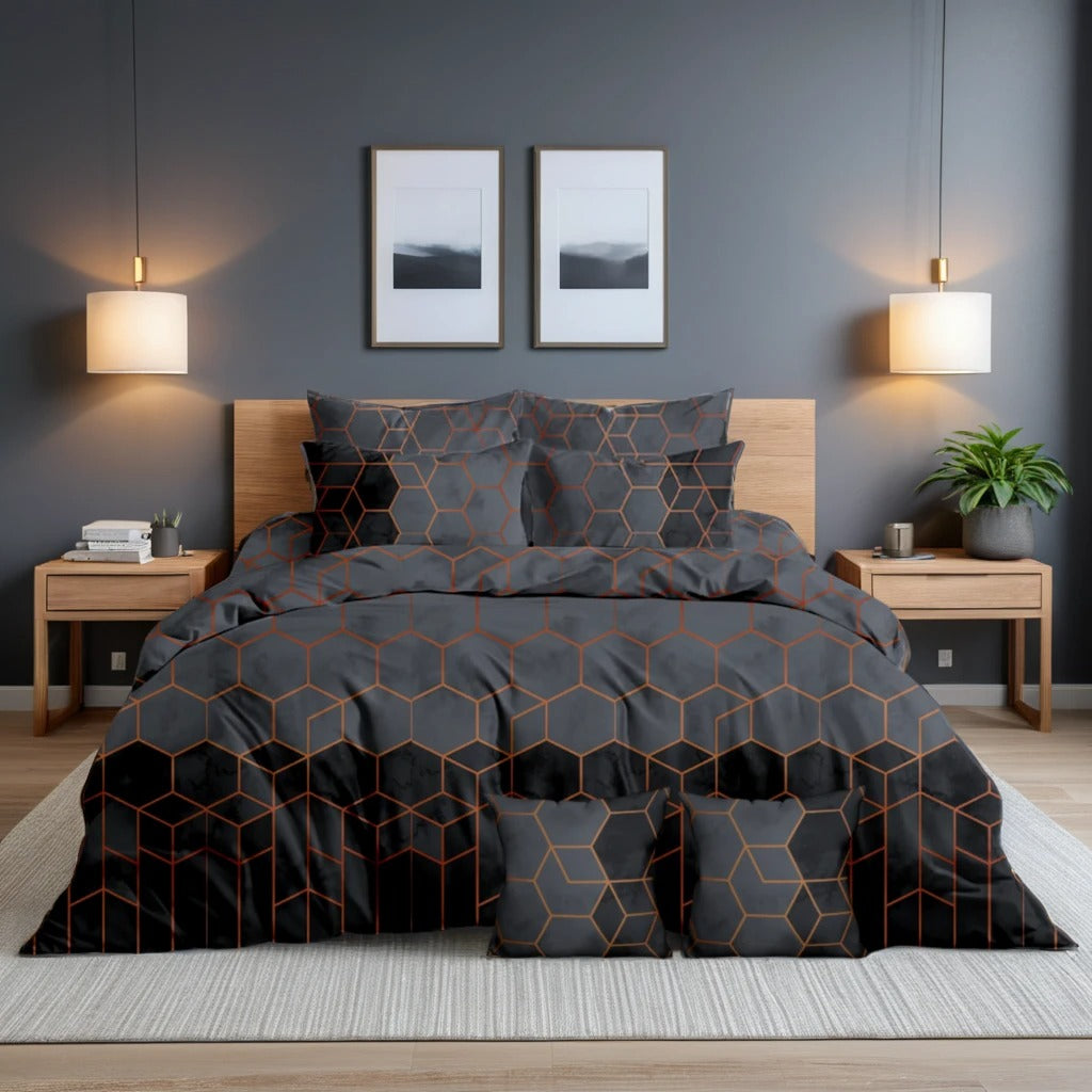 SOLIS DUVET COVERS  SET - 8 PCS (PREMIUM