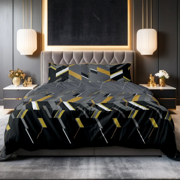 POLYGON bedsheet set - 3 pcs