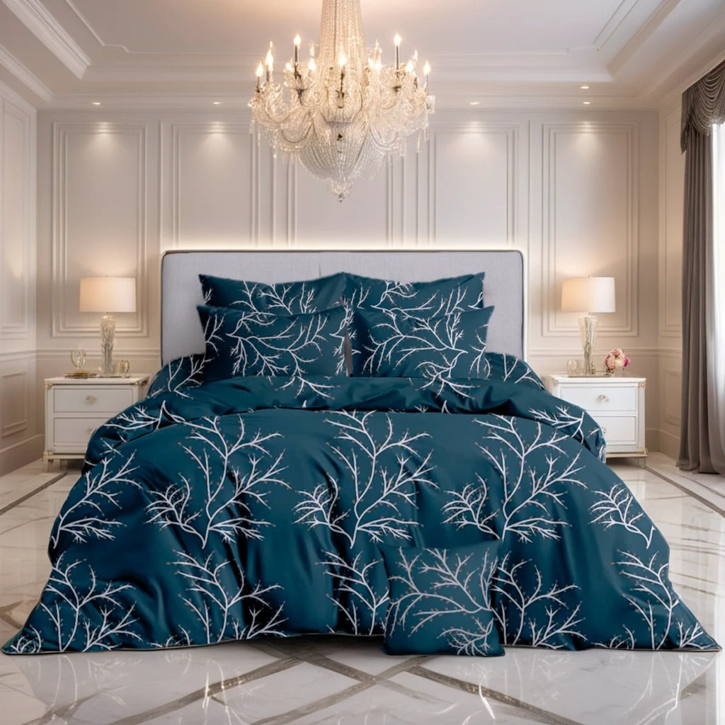 GREY BUNCH Comforter set- 7 pcs