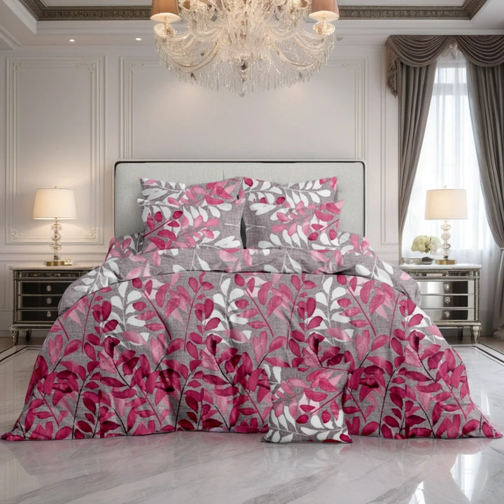 PINK ZURIC Comforter Set- 7 Pcs