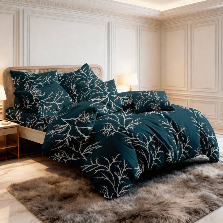 GREY BUNCH RAZAI SET - 7 PCS