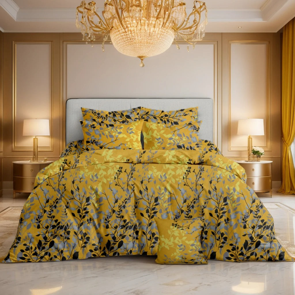 CROCUS Comforter Set- 7 Pcs