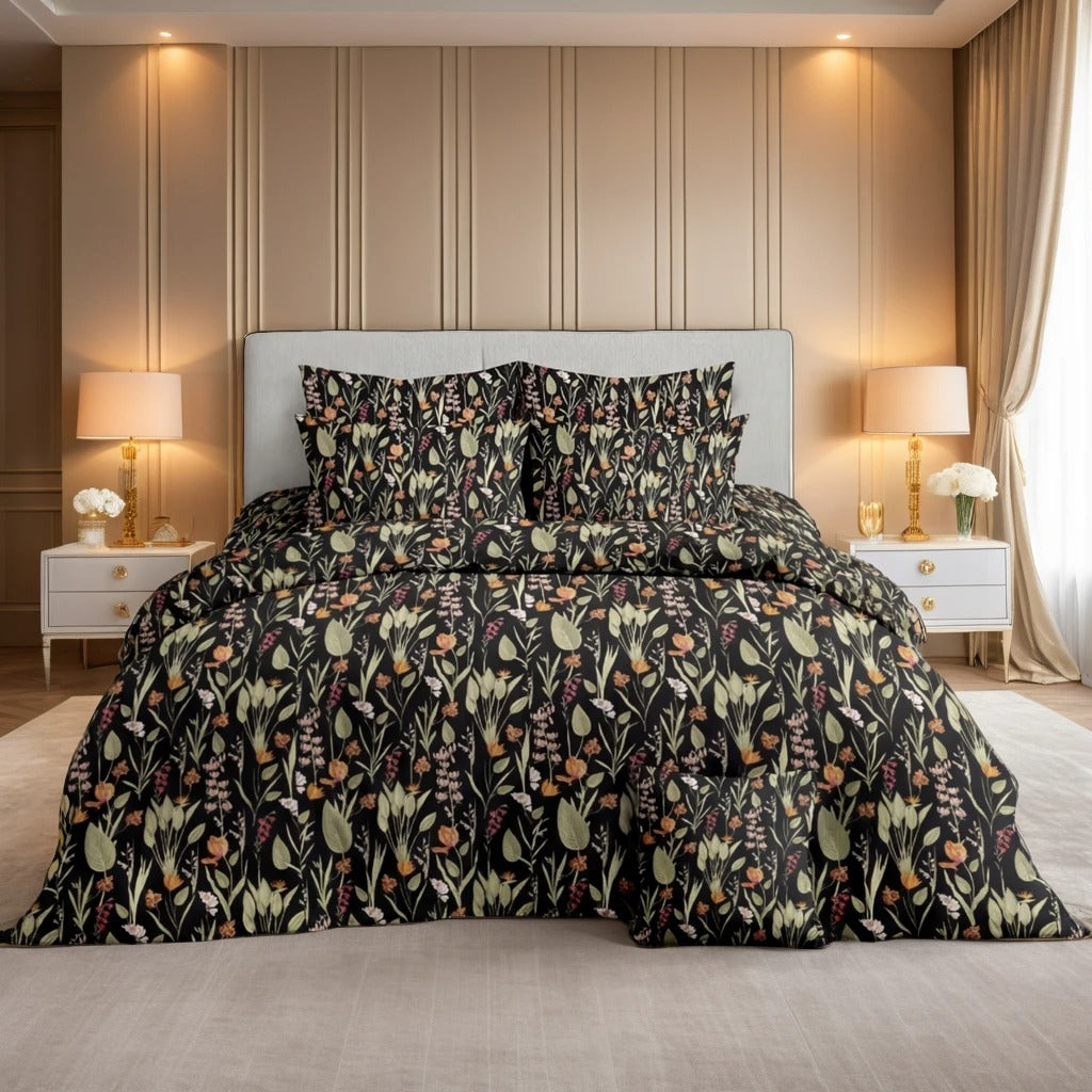 ZESH Winter  Comforter Set- 7 Pcs