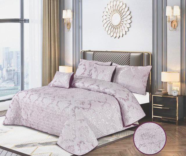 LEVIA Quilted Bedspread Set - 5 Pcs