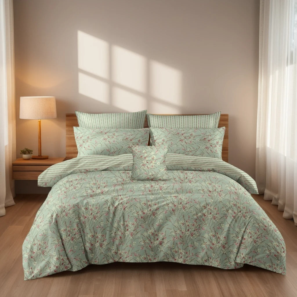 SILQUE summer comforter set- 7 pcs