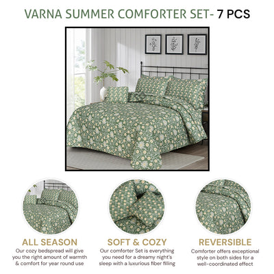 VARNA COMFORTER SET- 7 PC