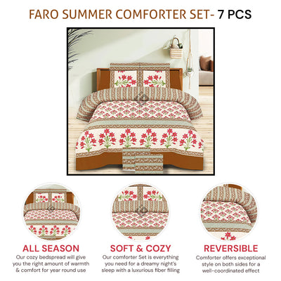 FARO COMFORTER SET- 7 PC