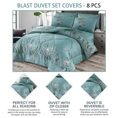 BLAST DUVET SET COVERS - 8 PCS (PREMIUM)