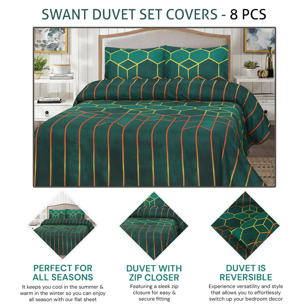 SWANT DUVET SET COVERS - 8 PCS (PREMIUM)