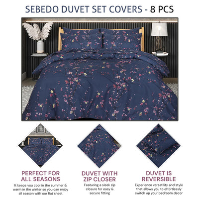 SEBEDO DUVET SET COVERS - 8 PCS (PREMIUM)