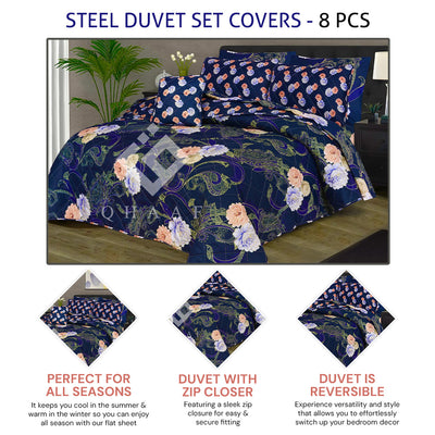 STEELDUVET SET COVERS - 8 PCS (PREMIUM)