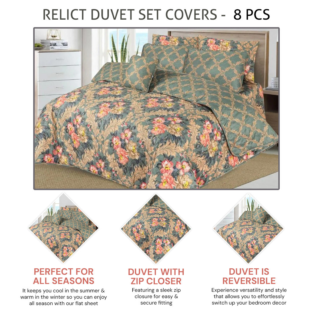 RELICT DUVET SET COVERS - 8 PCS (PREMIUM)