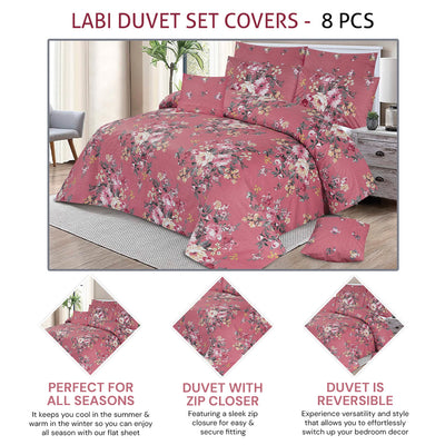 LABI DUVET SET COVERS - 8 PCS (PREMIUM)