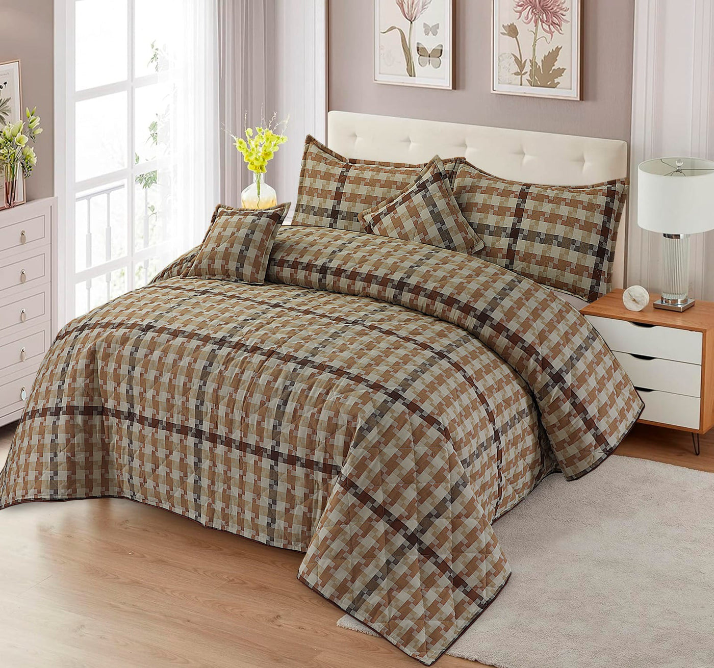 ALLURIA BEDSHEET SET - 5 PCS