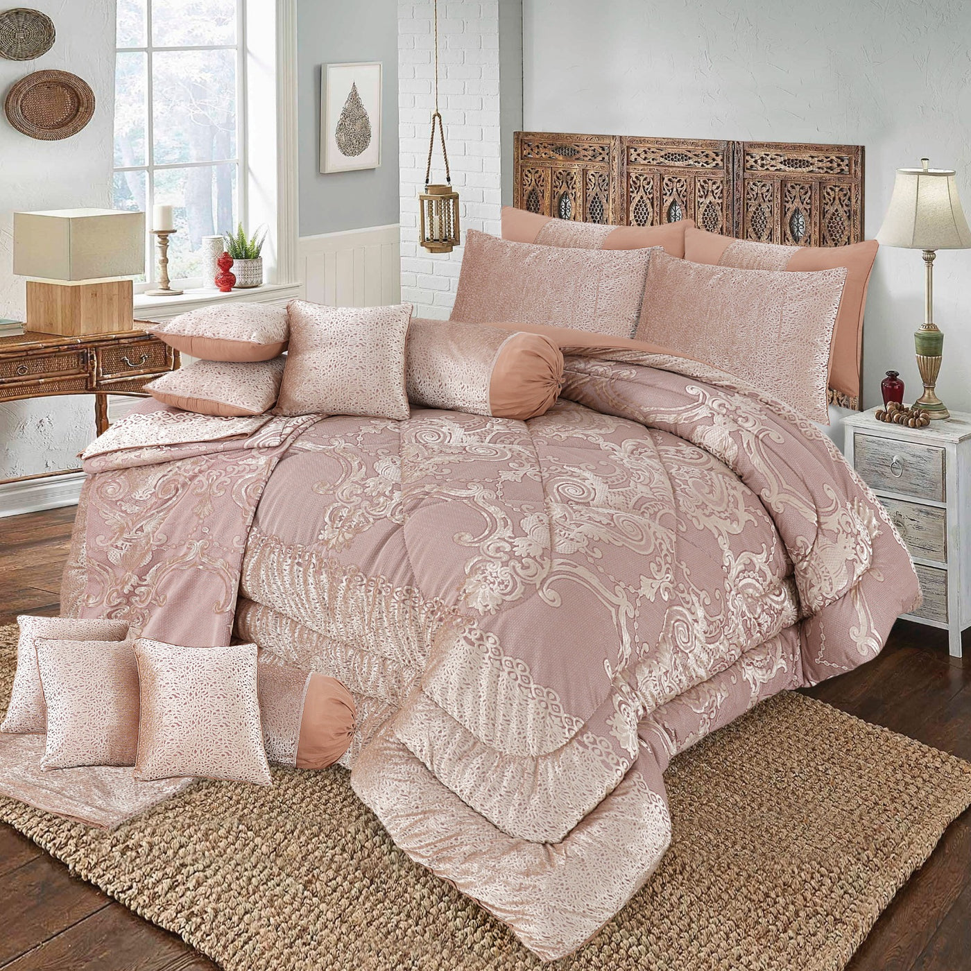 LAZINA COMFORTER SET - 14 PCS