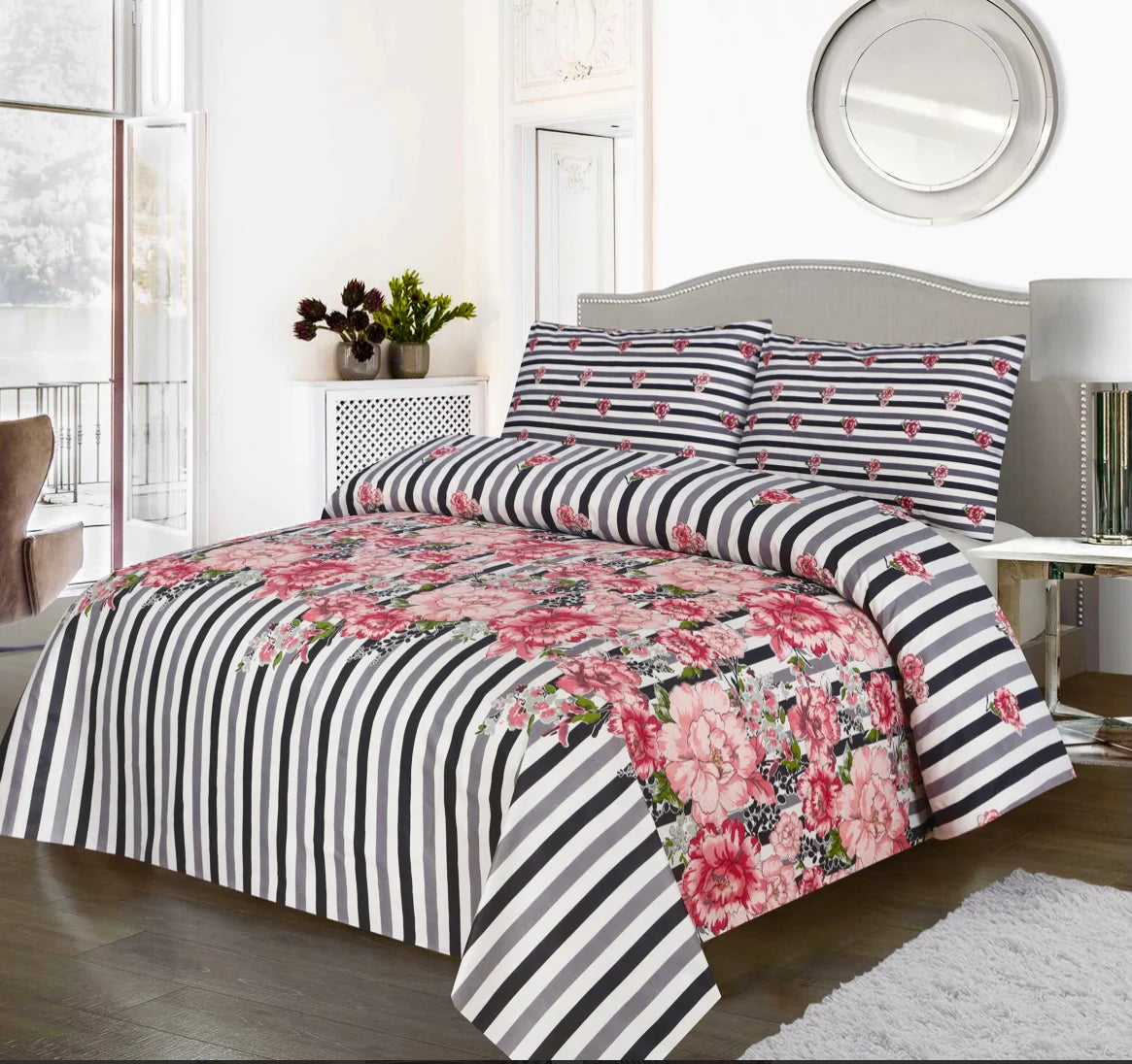 aster bedsheet set - 3 pcs