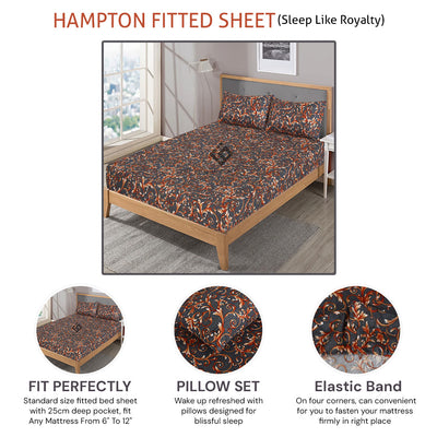 HAMPTON FITTED SHEET - (PREMIUM)